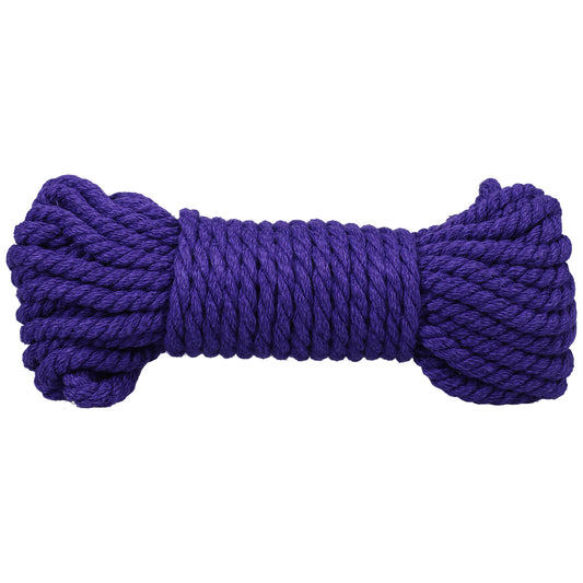Merci - Bind and Tie - 6mm Hemp Bondage Rope - 30  Feet - Violet