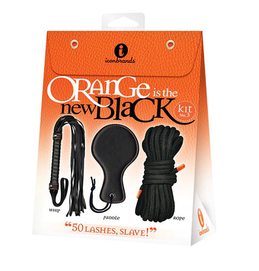 Orange Is the New Black 50 Lashes Kit - Black/orange