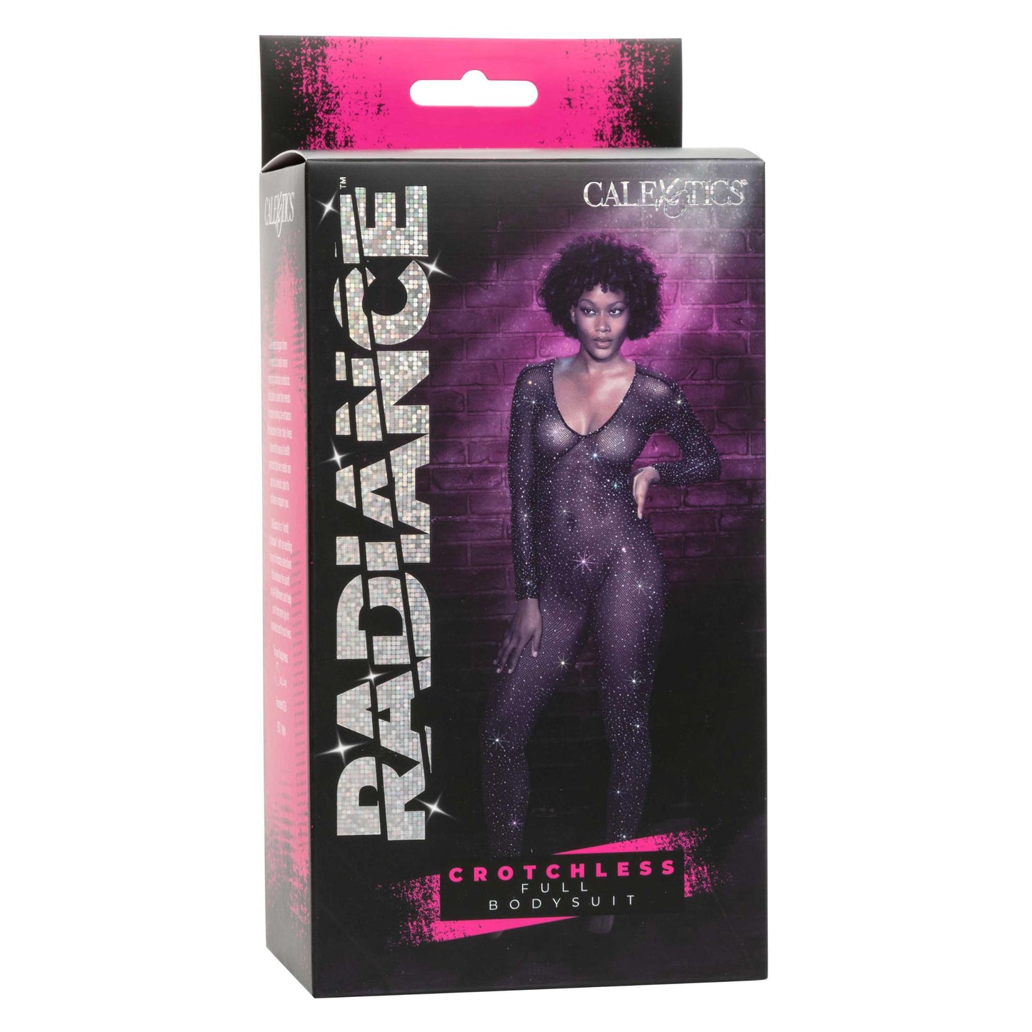 Radiance Crotchless Full Body Suit - - Black