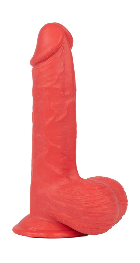 Get Lucky Ms. Ruby 7.5 Inch Dildo - Red