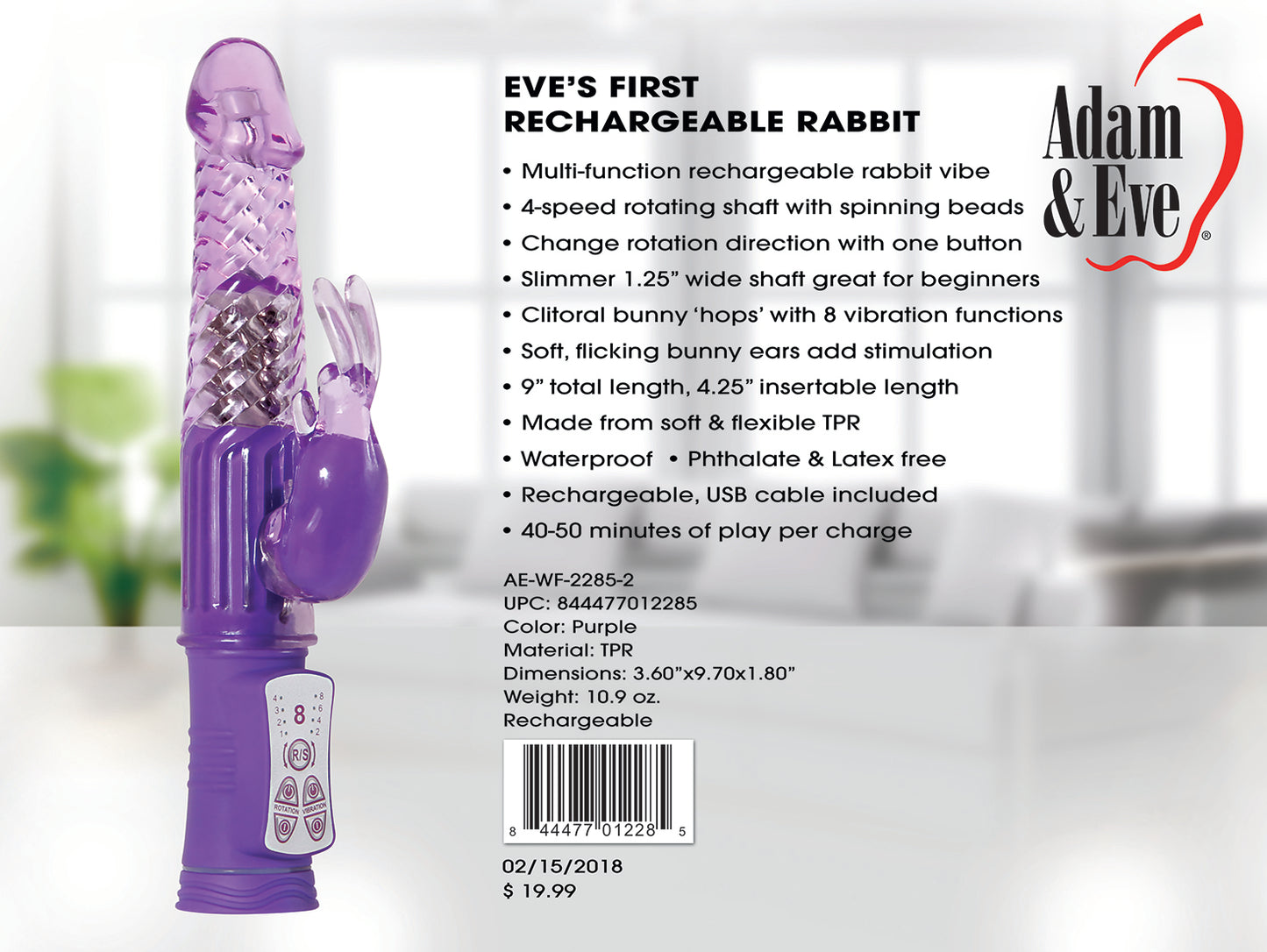 Eve's First Rechargeable Rabbit
