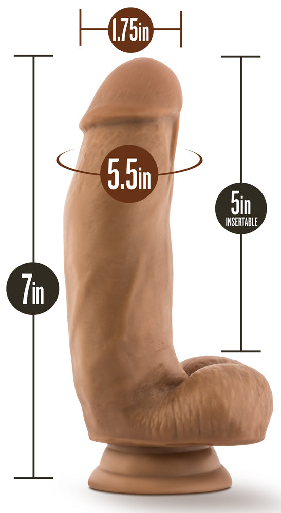 Dr. Skin Silicone - Dr. - Inch With Suction Cup - Mocha