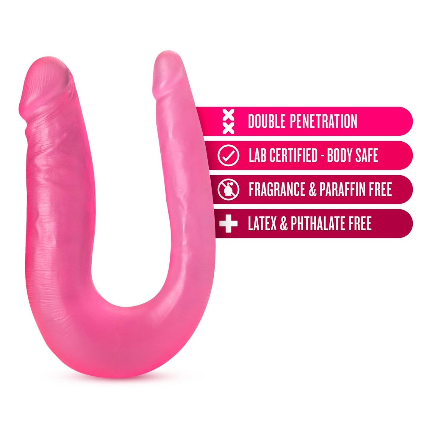 B Yours - Sweet Double Dildo - Pink