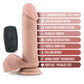 Dr. Skin Silicone - Dr. Beckham - 7 Inch Thumping  Dildo With Remote Control - Vanilla