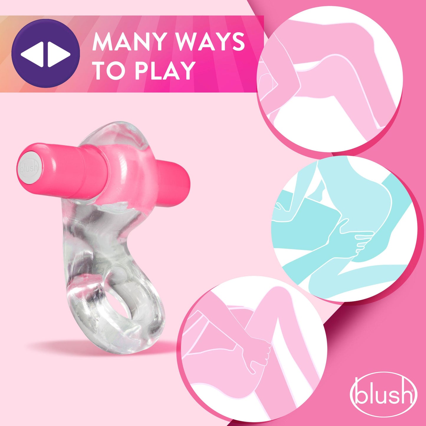 Play With Me – Delight Vibrating C-Ring