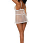 Babydoll and Pearl G-String - Size - White