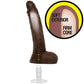 Jason Luv - 10 Inch Ultraskyn Cock With Removable Vac-U-Lock Suction Cup - Chocolate