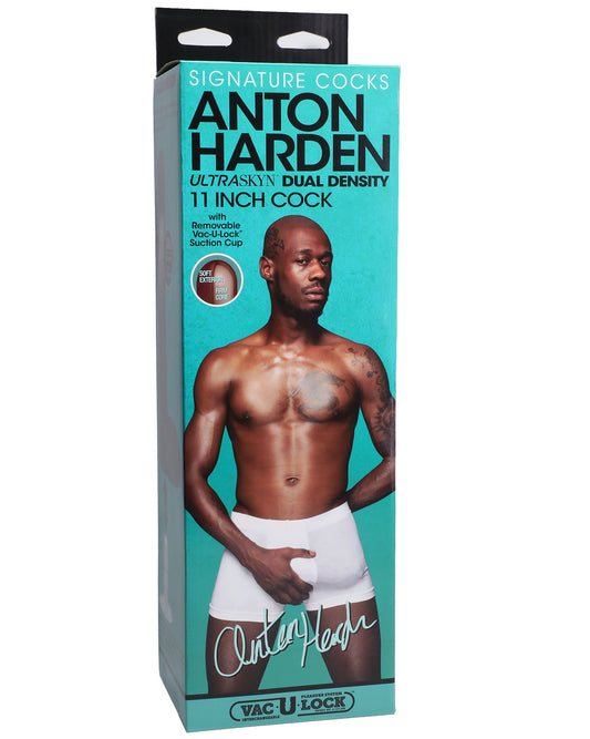 Signature Cocks - Anton Harden - 11 Inch  Ultraskyn Cock With Removable Vac-U-Lock Suction  Cup