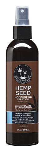 Hemp Seed Moisturizing Spray Oil - Moroccan Nights - 8 Fl. Oz.- 237ml