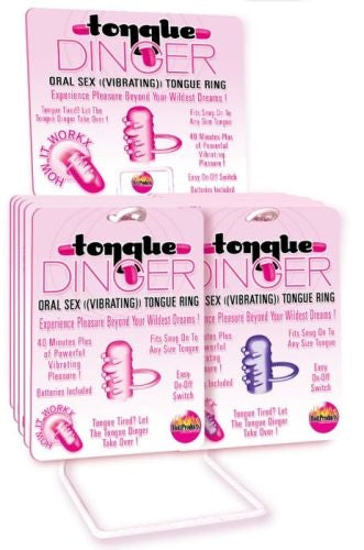 Tongue Dinger - 12 Piece Display - Purple- Pink