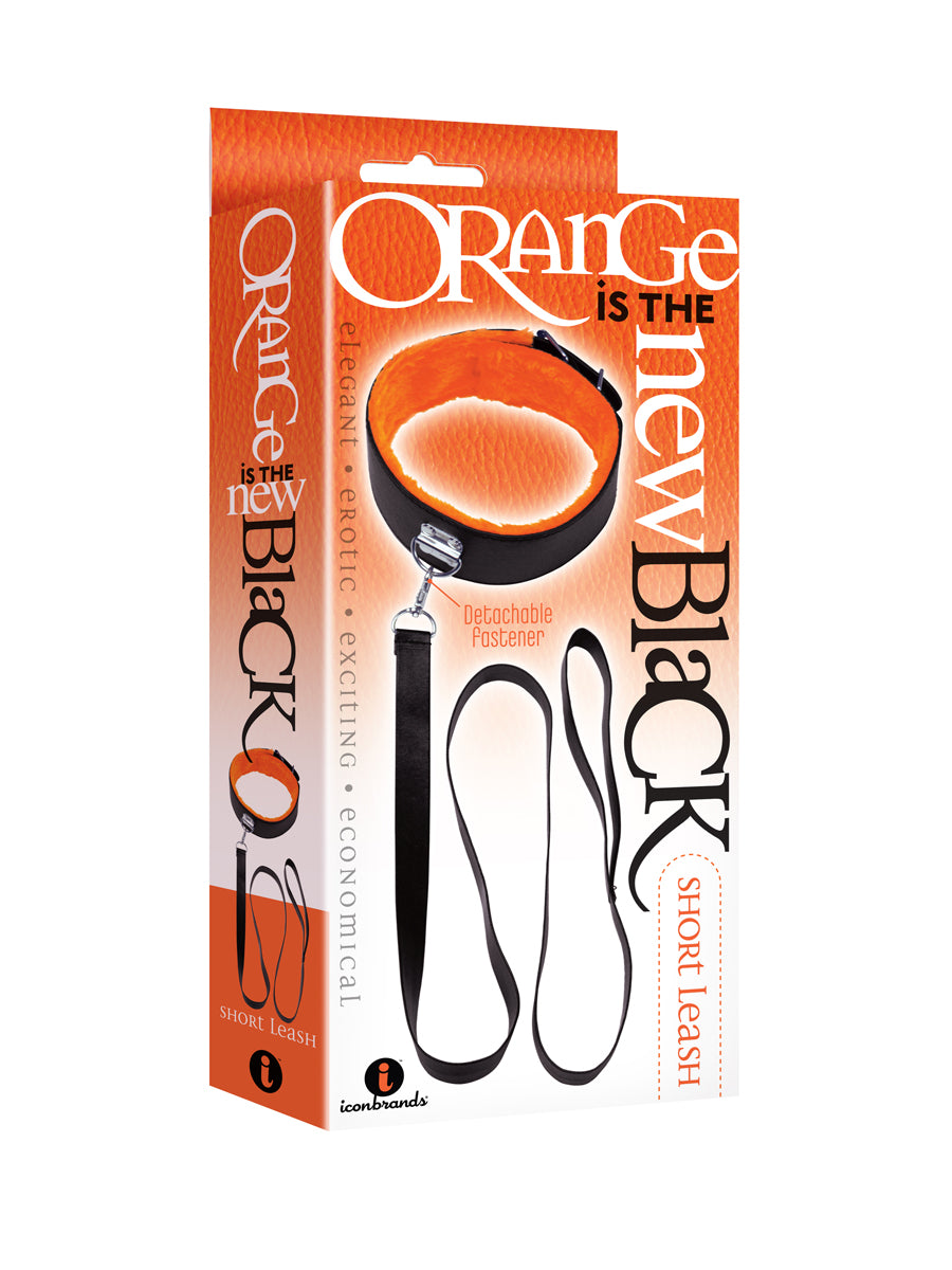 The 9's Orange Is the New Black Short Leash -  Black