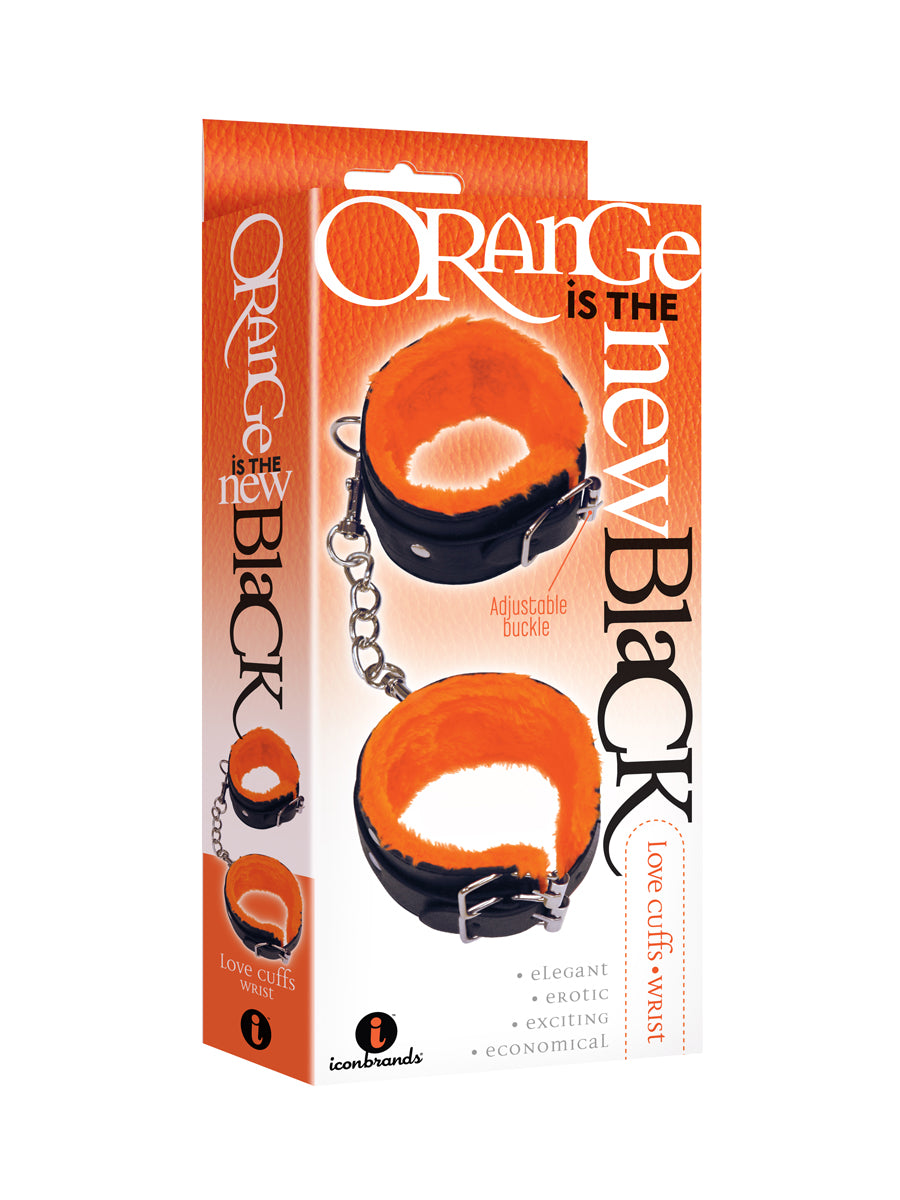 The 9's Orange Is the New Black Love Cuffs Wrist - Black