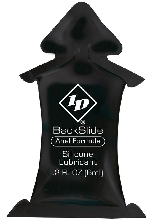 ID Backslide Silicone Lubricant - 144 Count  6ml Pillows - Bulk