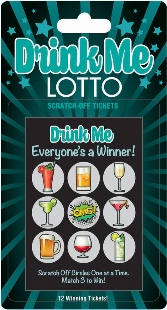 Drink Me Lotto 12 Winning Tickets!