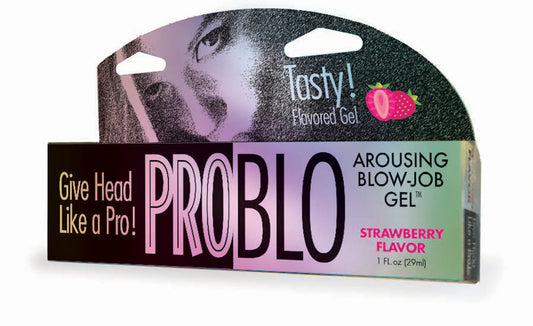 Problo Arousing Blow-Job Gel - Strawberry - 1.5 Fl. Oz.