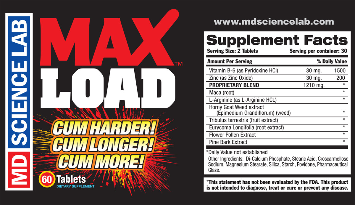 Max Load - 60 Count Bottle