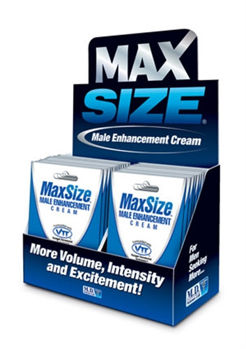 Max Size Gel Topical - 24 Packets Display