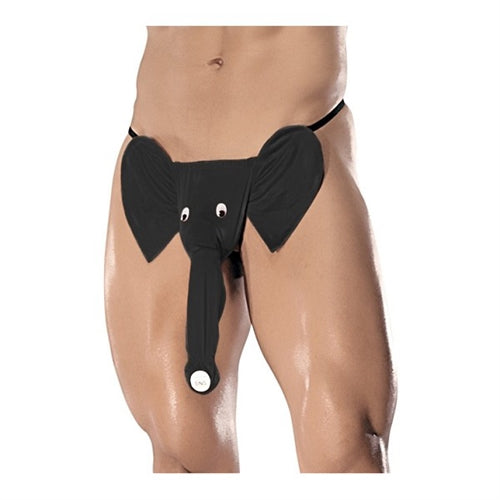 Squeaker Elephant G-String - One Size