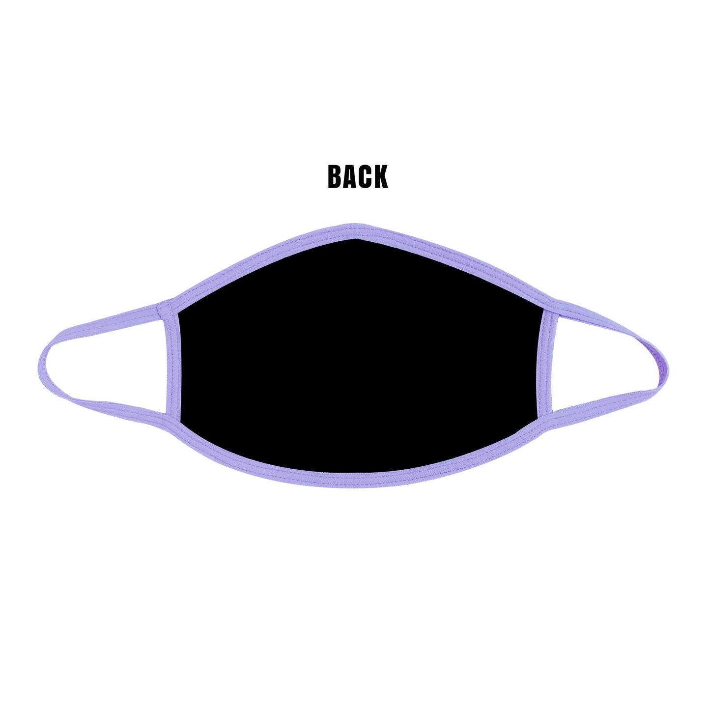Purple Python Holographic Face Mask With Lavender  Trim