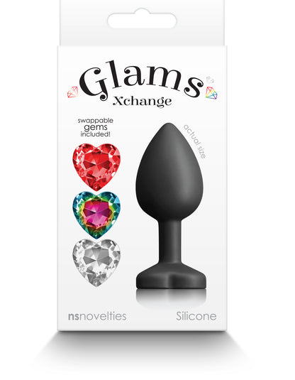Glams Xchange Heart - - Black