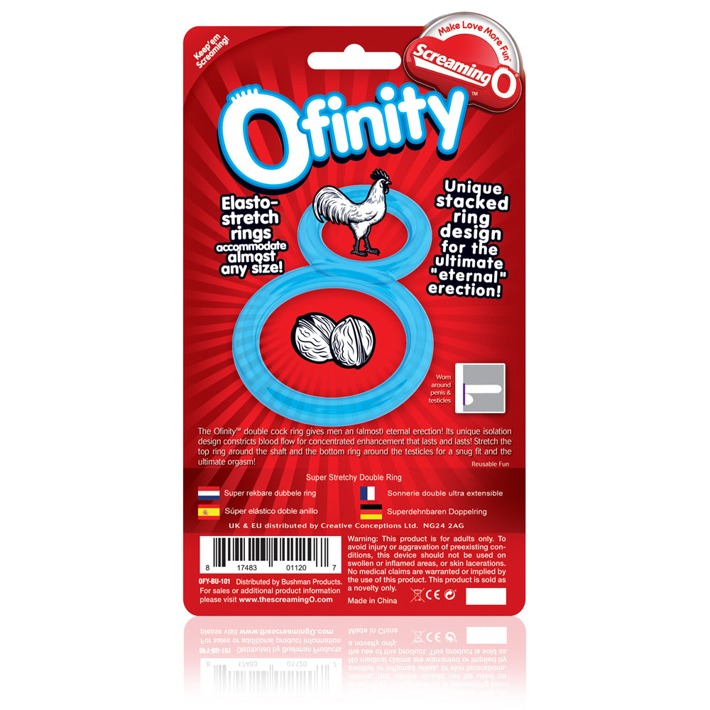 Ofinity Double Ring - Blue