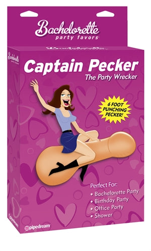 Bachelorette Party Favors - Captain Pecker the Inflatable Party Pecker