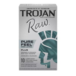 Trojan Raw Non-Latex 10 Pack