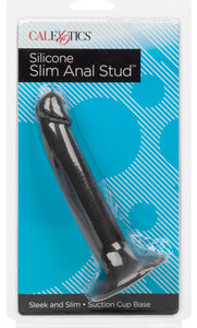 Silicone Slim Anal Stud - Black