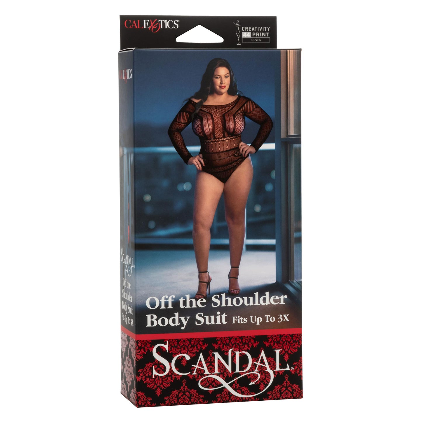 Scandal Plus Size Off the Shoulder Body Suit - Plus Size - Black