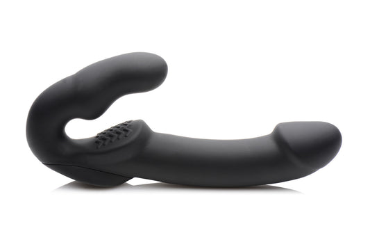 Evoke Rechargeable Vibrating Silicone Strapless Strap
